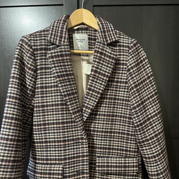 Abercrombie Wool-Blend Blazer Coat - Picture 1 of 2